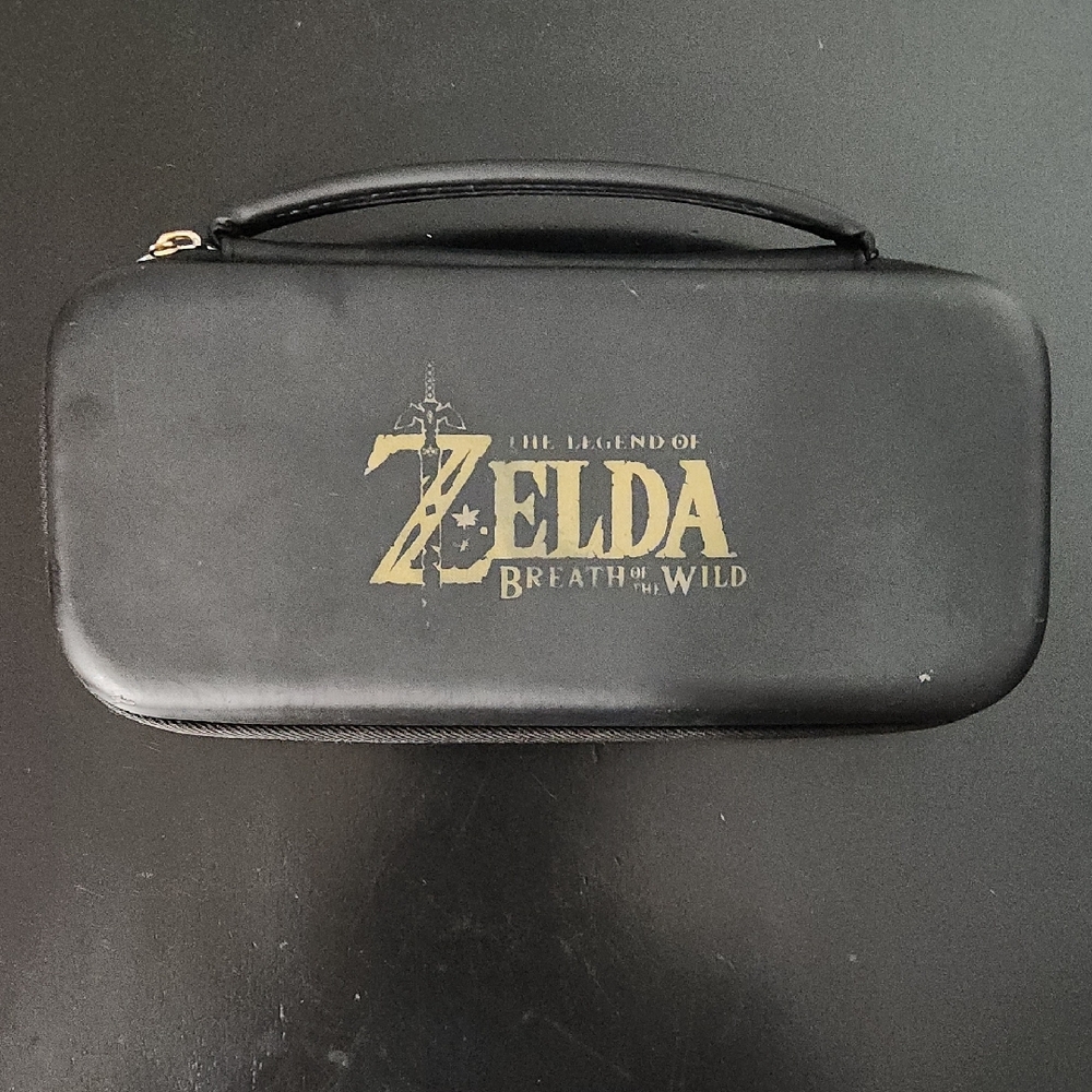 Nintendo‎ Switch Hard Case Zelda Breath of the Wild Logo Fantasy Creature Art - Picture 2 of 4